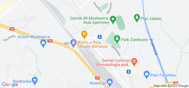 Mapa dojazdu Szpital nr 2 im. T. Boczonia Mysłowice