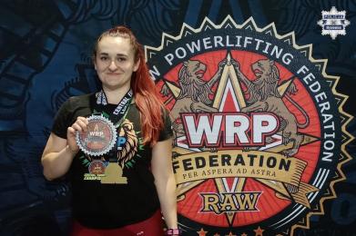 Sierż. Kamila Dulowska z Mysłowic z trzema medalami w trójboju siłowym