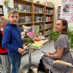 Spotkanie z pisarką Natalią Hermansą w Filii nr 11