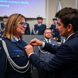 Uhonorowanie Mysłowickich policjantów