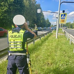 Potrącenie rowerzysty na ulicy Obrzeżnej Zachodniej