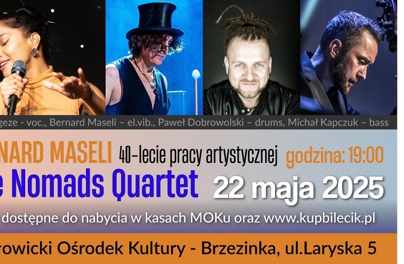 Bernard Maseli z jubileuszowym koncertem w Mysłowicach już 22 maja