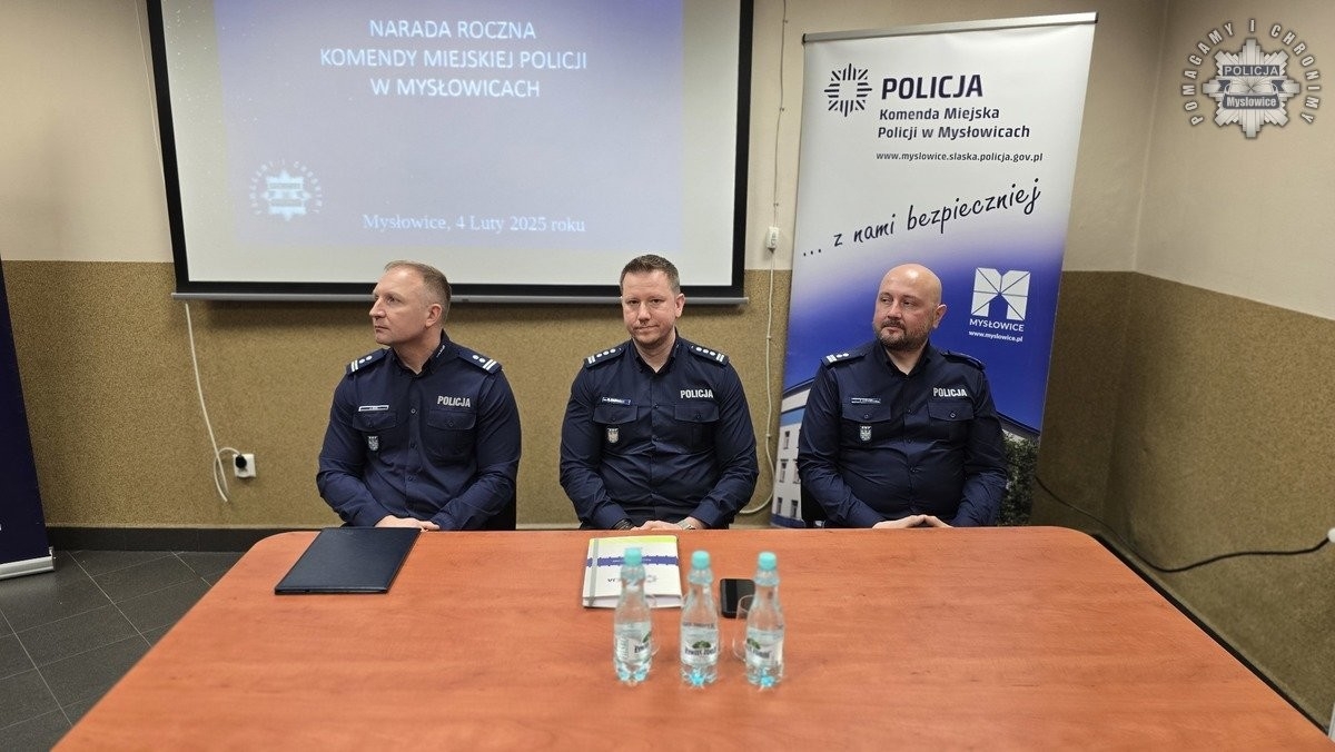 Efekty pracy i wyzwania na przyszłość Mysłowickiej policji