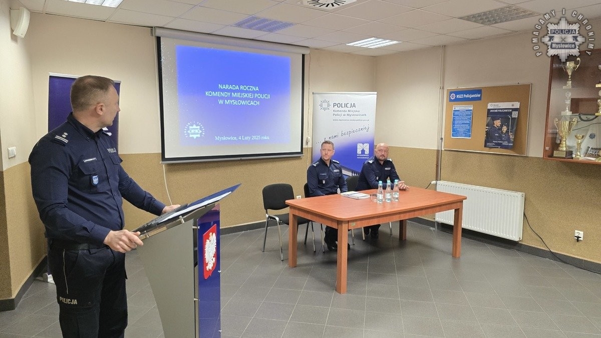 Efekty pracy i wyzwania na przyszłość Mysłowickiej policji