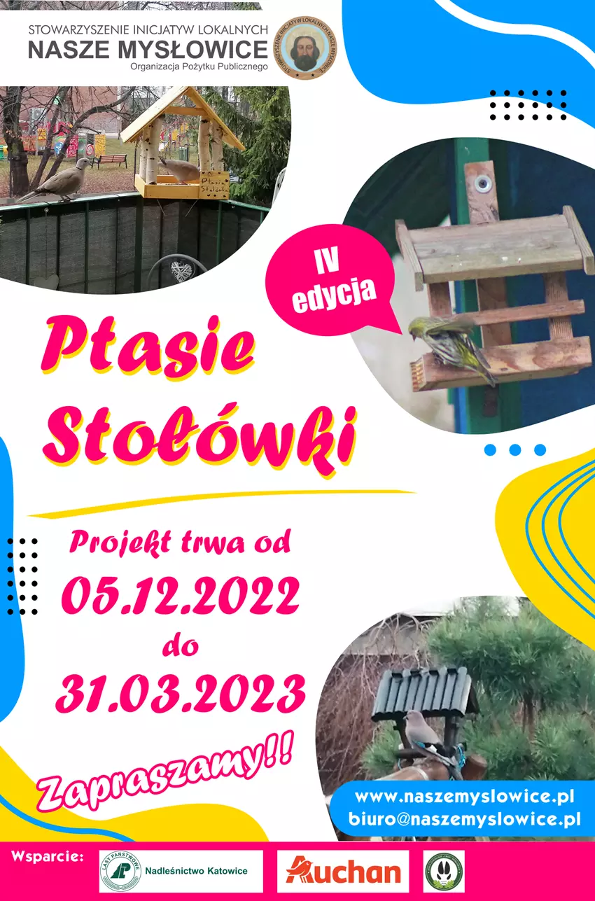 IV edycja projektu "Ptasie Stołówki". Stowarzyszenie Inicjatyw Lokalnych szuka uczestników / fot. org.