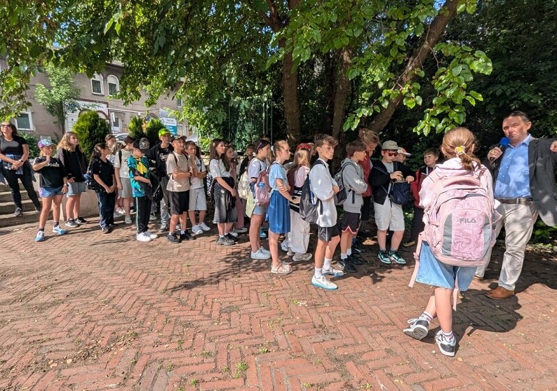 Lekcja w terenie – uczniowie odkrywali tajemnice Mysłowic