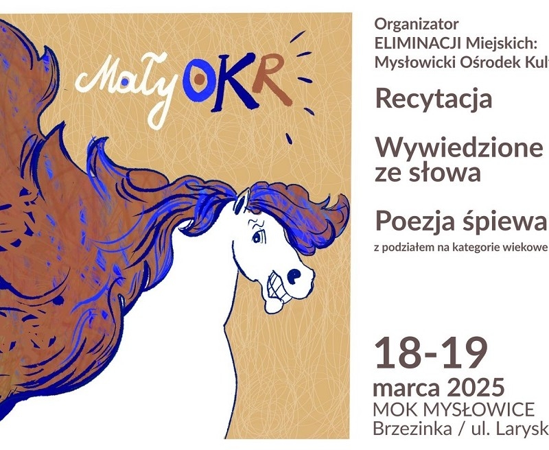 Mały OKR 2025 – konkurs recytatorski dla uczniów szkół podstawowych