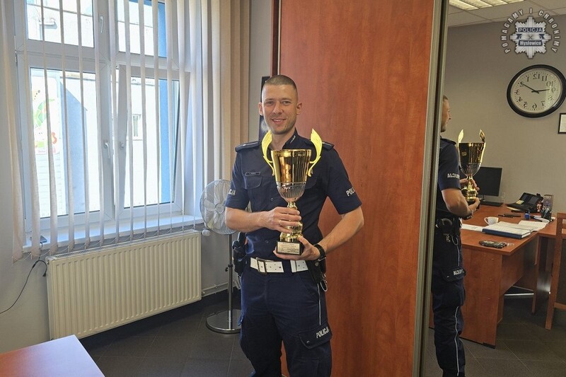 Mysłowicki policjant wygrał Wojewódzki Konkurs „Policjant Roku Ruchu Drogowego”
