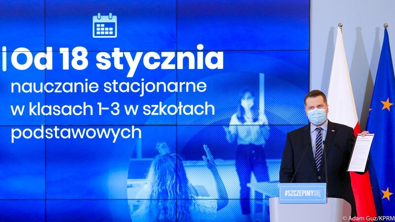 Od 18 stycznia dzieci klas I-III ze szkół podstawowych wracają do nauki stacjonarnej