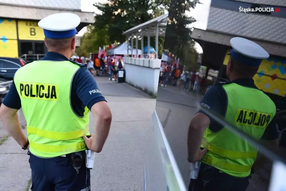 Policyjne pilotaże reprezentacji siatkarzy podczas Mistrzostw Świata / fot. KMP