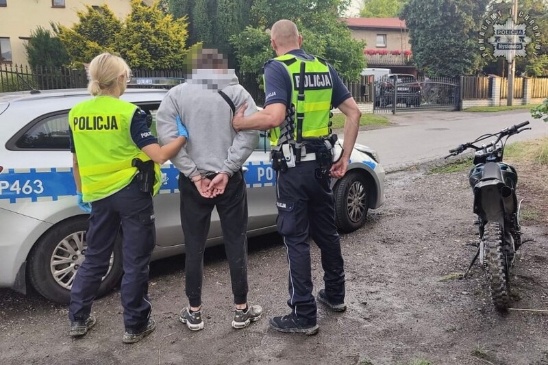 Pościg za motocyklistą w Mysłowicach