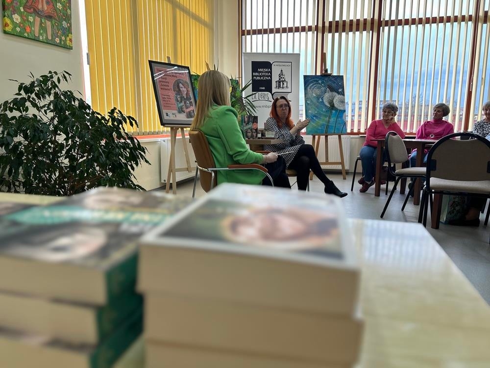 Spotkanie z Magdaleną Walą w Mysłowicach / fot. MBP Mysłowice
