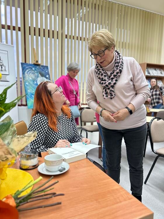 Spotkanie z Magdaleną Walą w Mysłowicach / fot. MBP Mysłowice