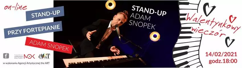 Stand-up przy fortepianie – Adam Snopek w MOK-u