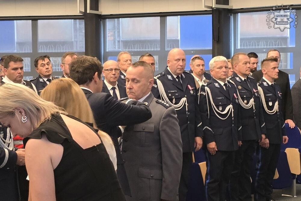Uhonorowanie Mysłowickich policjantów / fot. KMP Mysłowice