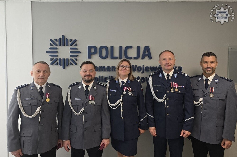 Uhonorowanie Mysłowickich policjantów / fot. KMP Mysłowice
